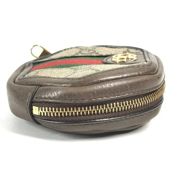 GUCCI GG Shelly line Ophidia Key Chain Wallet Coin Compartment coin purse - Picture 5 of 14